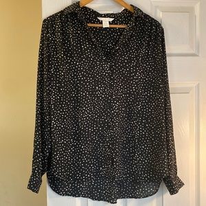 H&M medium button up blouse